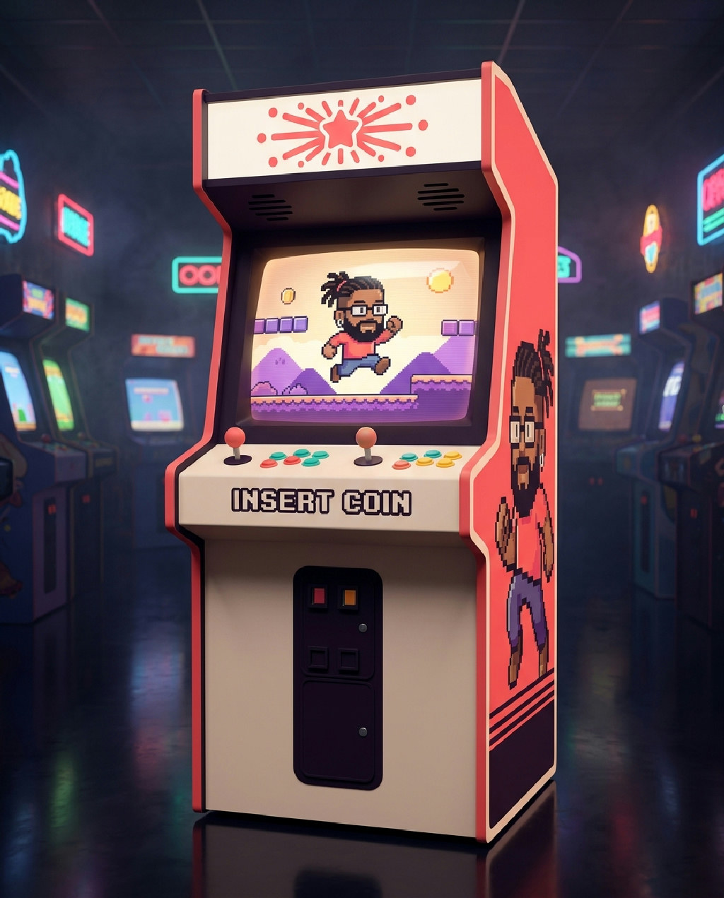 Arcade cabinet example