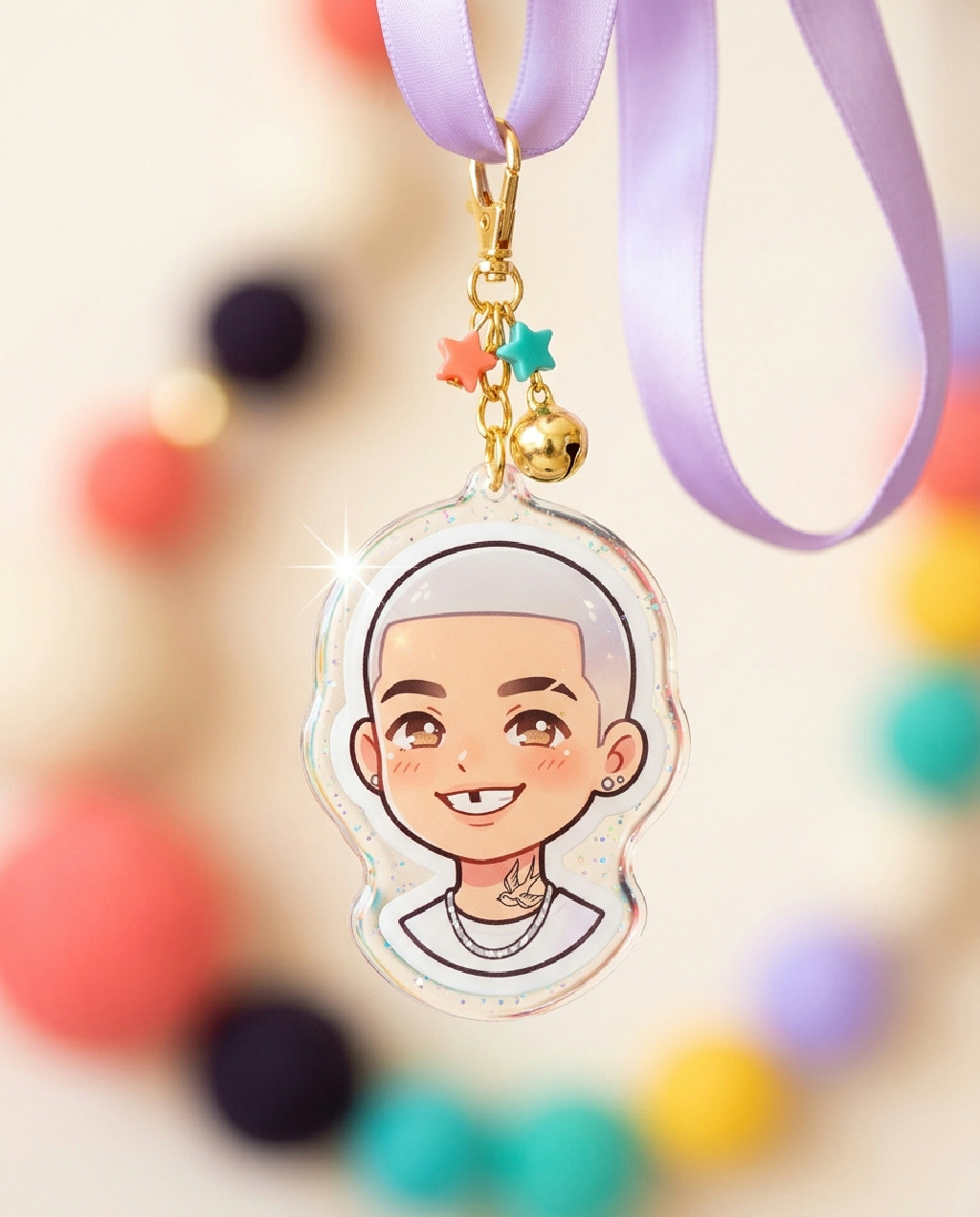 Keychain charm example